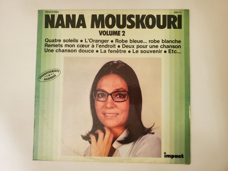 Nana Mouskouri Volume 2 vinyl record